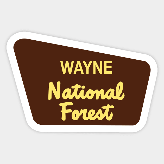 Wayne National Forest Sticker by nylebuss